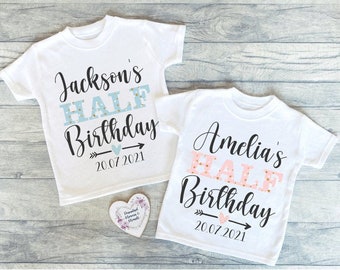 Half Birthday Boy Etsy