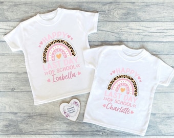 Personalised School Graduation T-shirts | School Keepsake T-shirt | School Graduate | Boys T-shirt | Girls T-shirt | School Keepsake