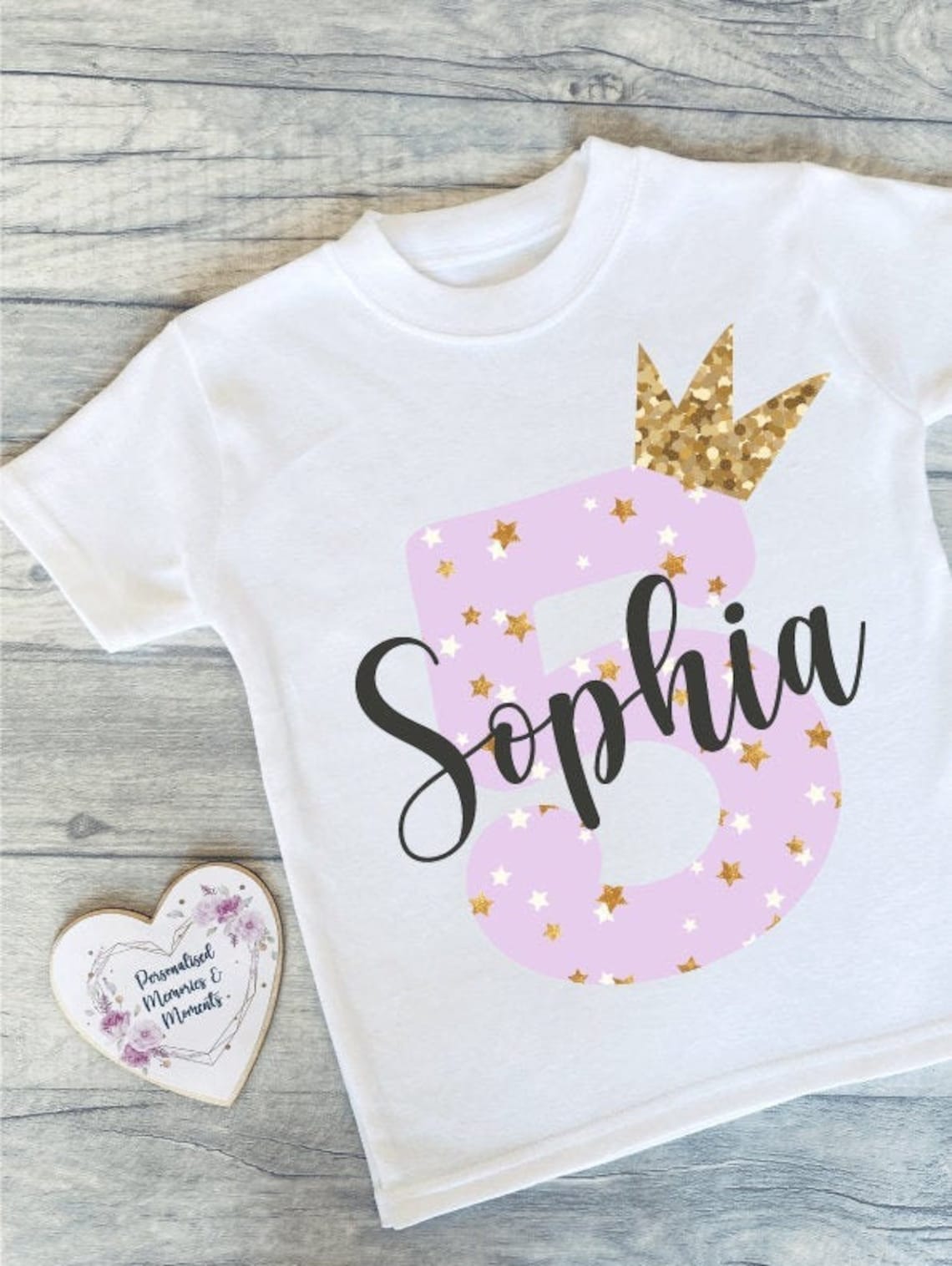 Personalised Birthday T-shirts Birthday Keepsake T-shirt | Etsy