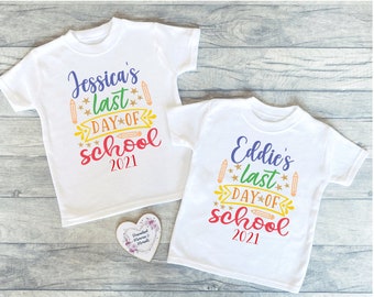 Personalised School Graduation T-shirts | School Keepsake T-shirt | School Graduate | Boys T-shirt | Girls T-shirt | School Keepsake
