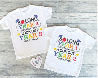 School Year Complete T-shirt | School Keepsake T-shirt | School Year Graduate | Boys T-shirt | Girls T-shirt | School Keepsake