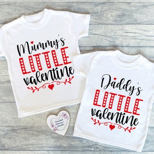 Personalised Valentine's T Shirt | Keepsake T-shirt  | Valentine Gift | Valentine T-shirt | Valentine Tee | Sibling Baby Sis Bro Valentine