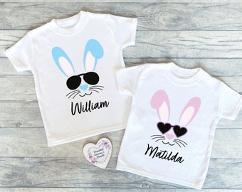 Personalised Childrens Easter T Shirt | Keepsake T-shirt  | Easter Present Gift | Easter Top | Easter Tee | Sibling Baby Sis Bro Easter Gift