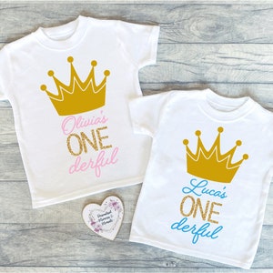 Personalised First 1st Birthday T-shirt | Custom Birthday Keepsake T-shirt | Personalized Birthday Gift | Customisable One Birthday Shirt