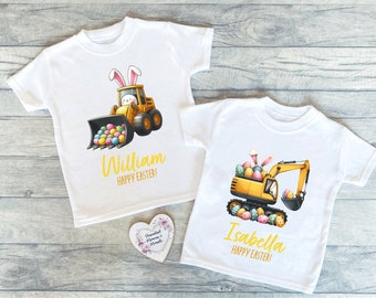 Personalised Childrens Easter T Shirt | Keepsake T-shirt  | Easter Present Gift | Easter Top | Easter Tee | Sibling Baby Sis Bro Easter Gift