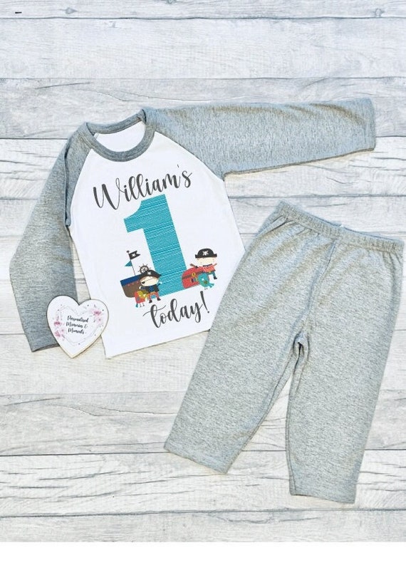 Personalised Plane Themed Birthday Pyjamas Birthday Pj's - Etsy