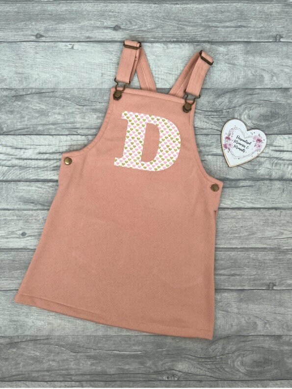 Baby pink hotsell dungaree dress