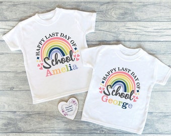 Personalised School Graduation T-shirts | School Keepsake T-shirt | School Graduate | Boys T-shirt | Girls T-shirt | School Keepsake