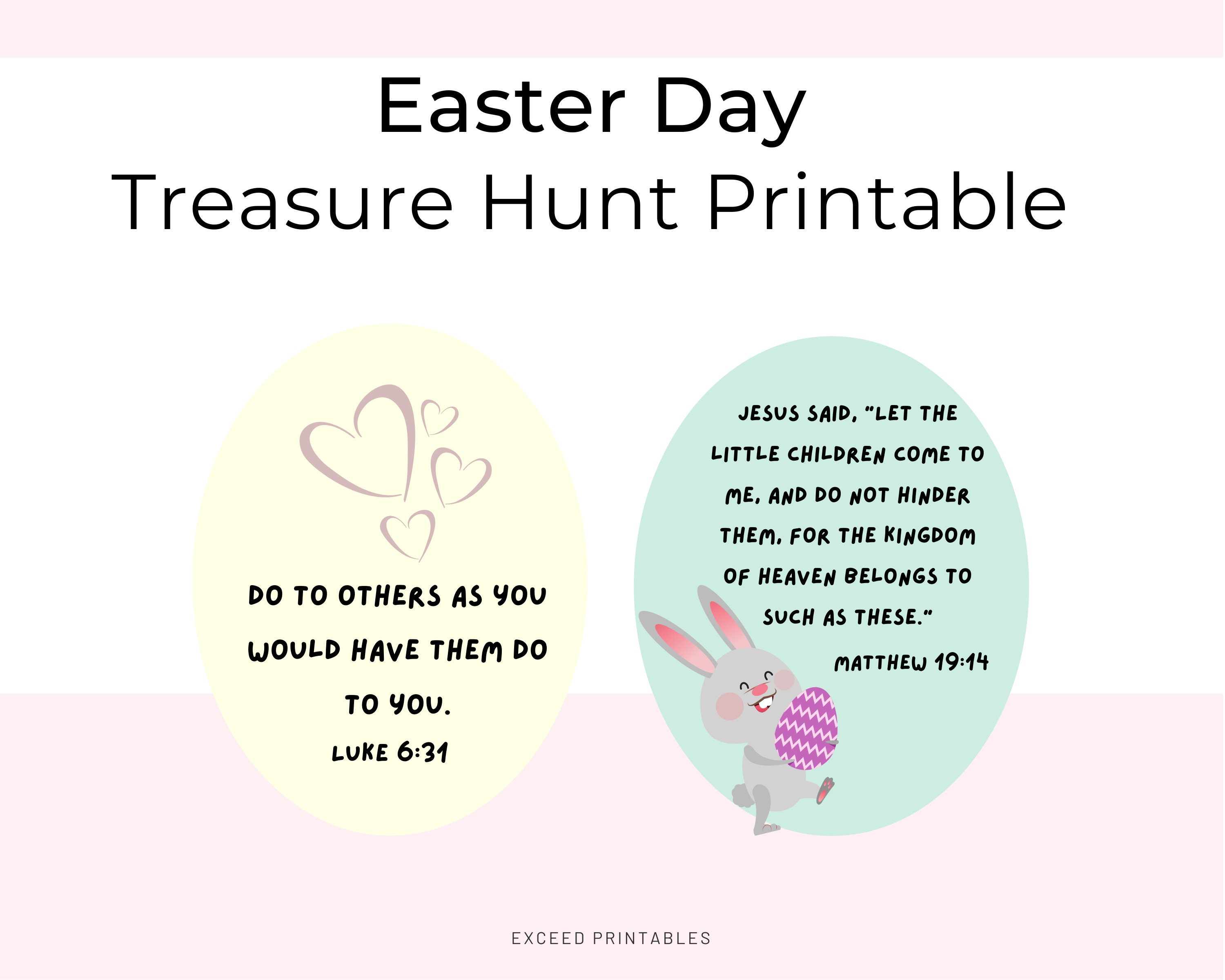 Easter Bible Verse Printable Cards for the Family, Bible Scriptures for ...