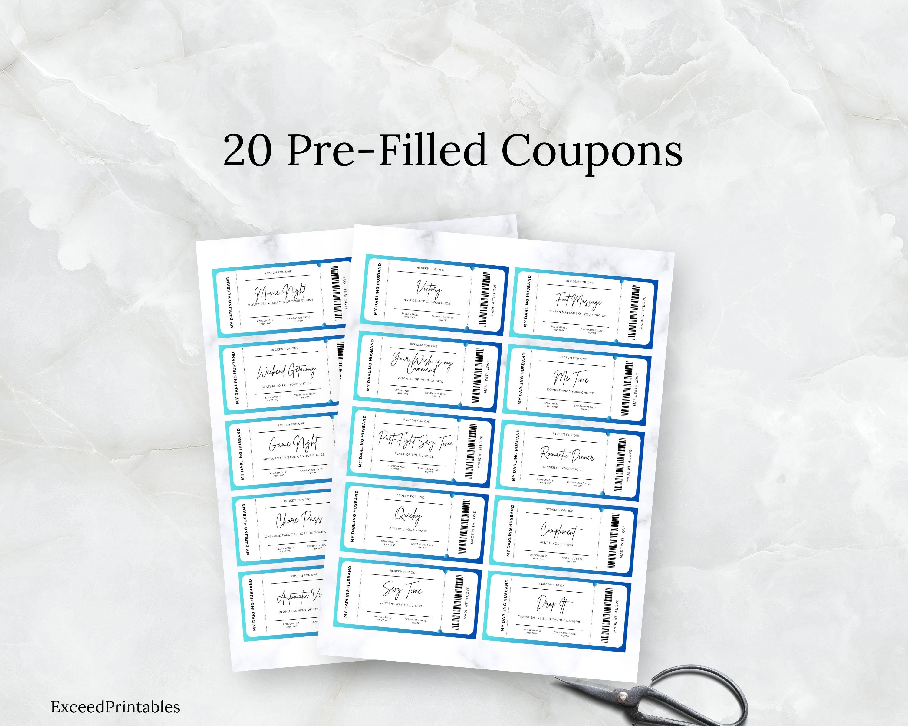 Father's Day Coupons Printable, Gift Certificates Printable, Last ...