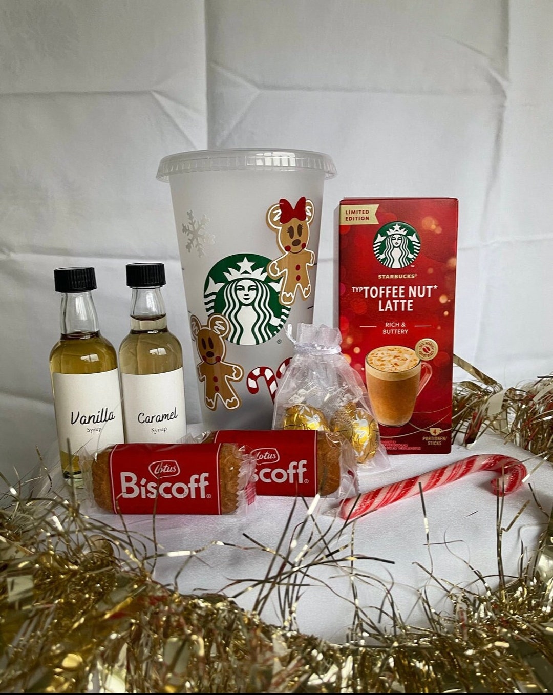 Ultimate Iced Coffee Kit Coffee Syrup Set Starbucks Cold Cup Kit Flavoured Coffee  Gift Coffee Lovers Gift 
