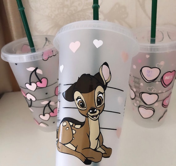 1 Hello Kitty inspired Venti Reusable Iced Cold Coffee Cup