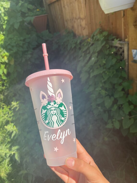 Unicorn Starbucks Venti Cold Cup Reusable Limited Ed Iced 