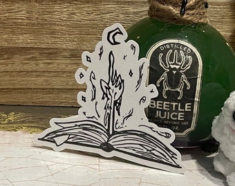 Spooky Spellbook Sticker