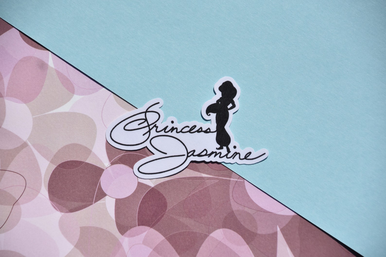 Princess Jasmine Disney Character Signature Sticker Etsy.de