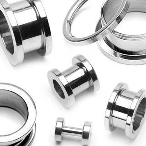 Surgical steel ear tunnels deals