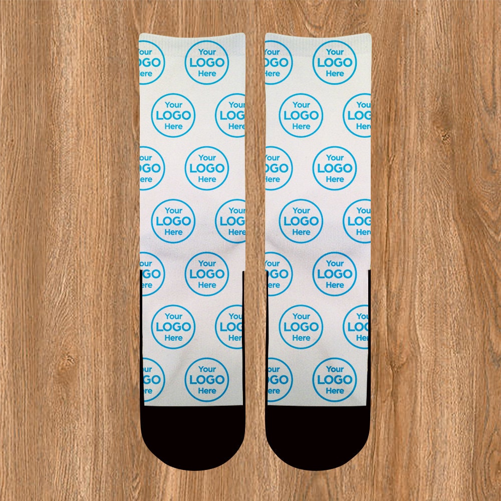 Custom Logo Socks Company Socks Custom Socks Logo Socks Etsy