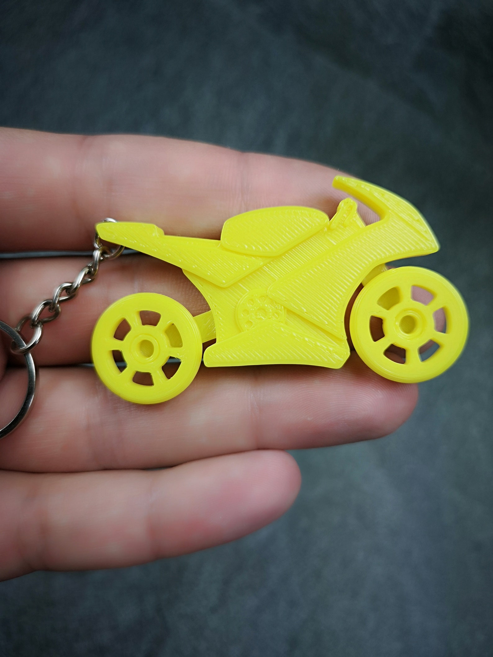 Motorcycle Keyring Keychain Bike 3D printed Biker Keyring Etsy