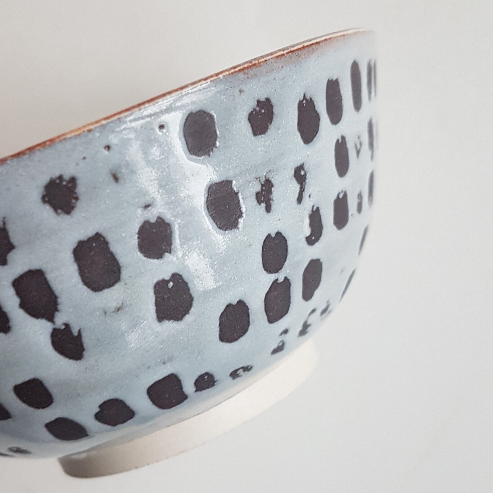 Small Ceramic squares design bowl cereal bowl snacks bowl Etsy