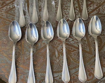 Christofle model Spatours 12 tablespoons silver metal very good condition