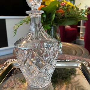 Saint Louis Crystal Carafe Adour modelo assinado em muito bom estado