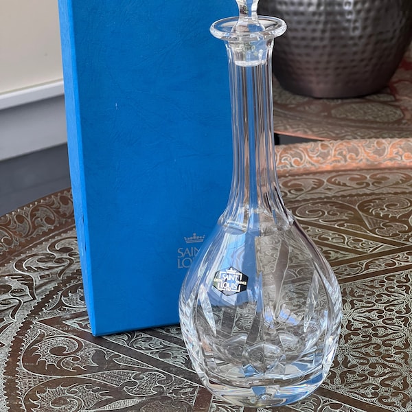 Carafe à liqueur Cristal Saint Louis modèle Cerdagne très bon état