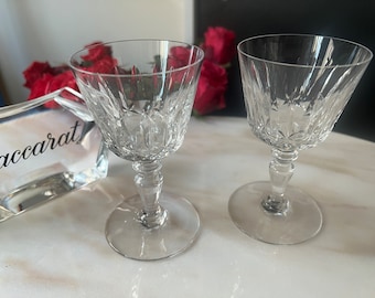 wine glass shapes Set of 7 Cone Shaped Crystal Wine Glasses