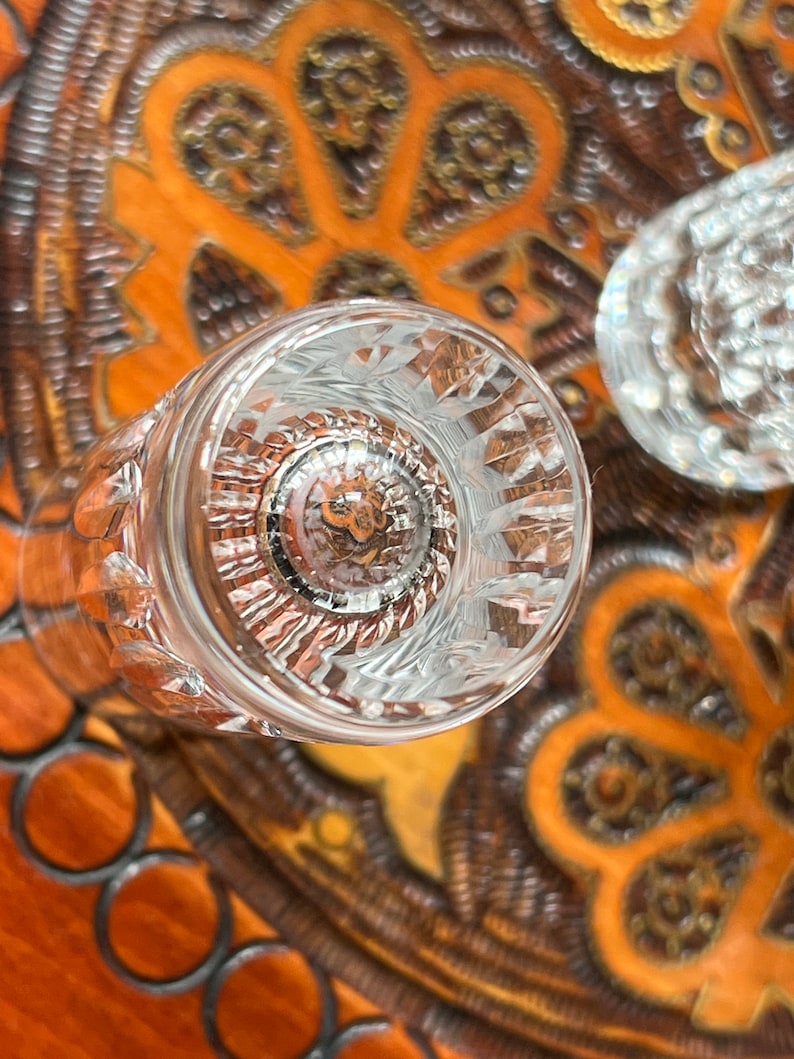 Set of 7 shots / liqueur glasses Cristal Saint-Louis model Deauville image 9