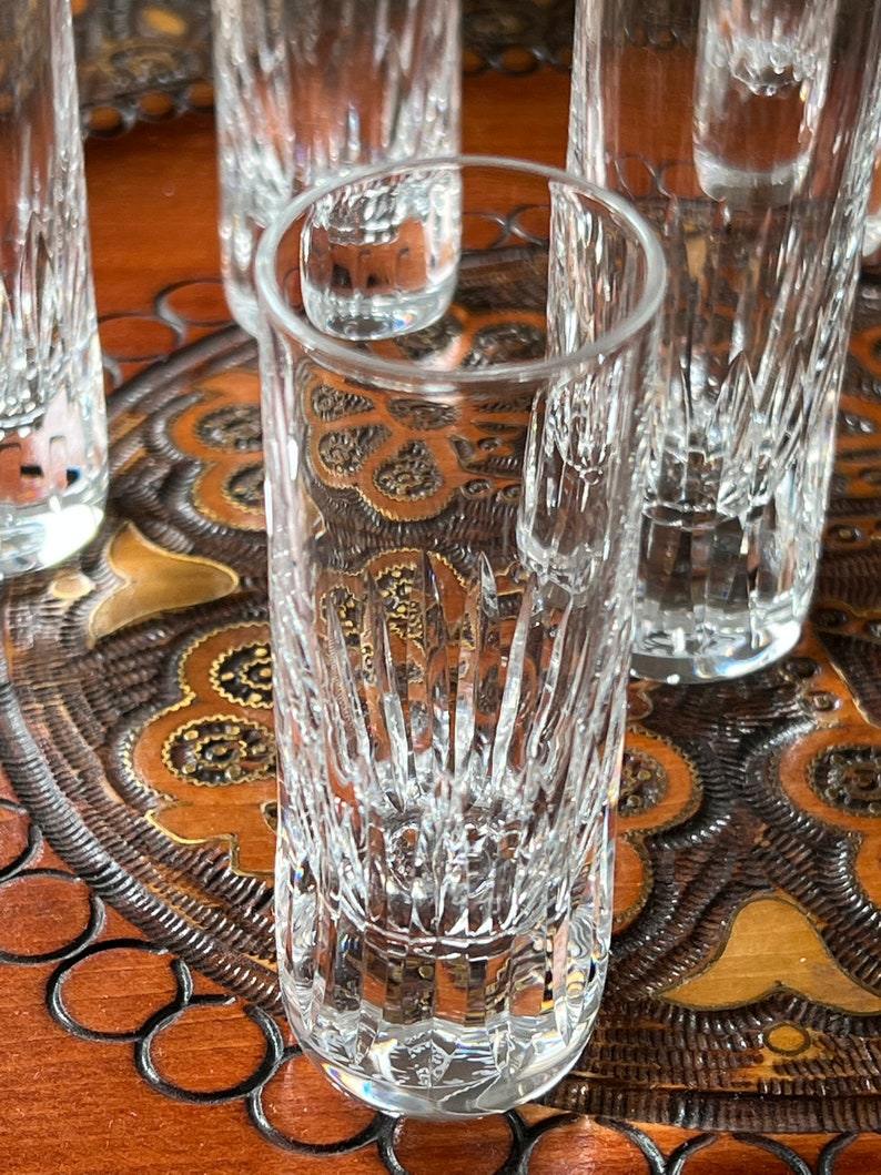 Set of 7 shots / liqueur glasses Cristal Saint-Louis model Deauville image 6
