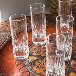 Set of 7 shots / liqueur glasses Cristal Saint-Louis model Deauville image 5