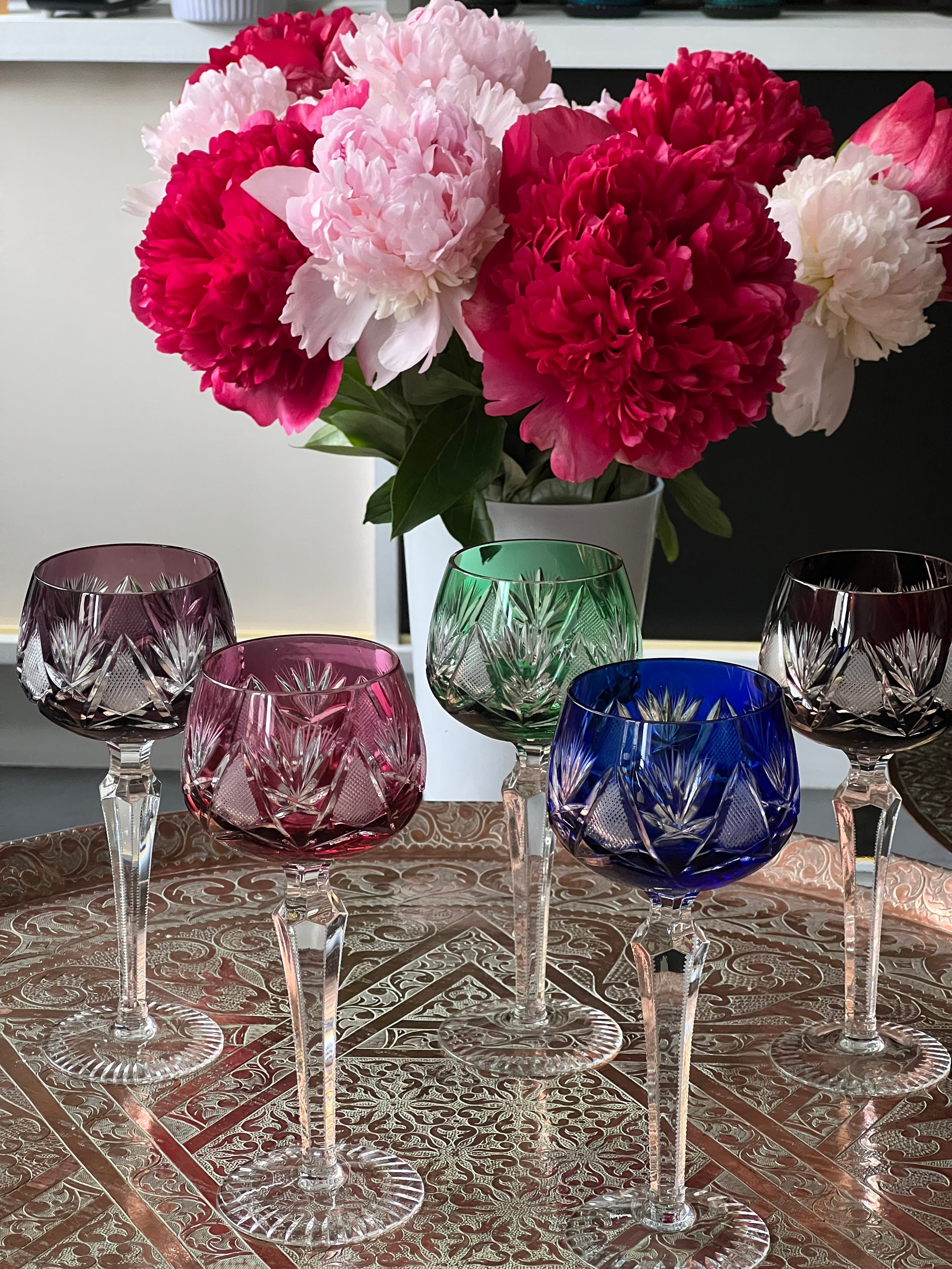 Lot De 5 Verres Roemer/À