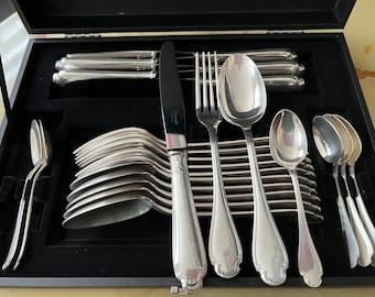 137-piece Cutlery Set - Christofle - Rubans Croisés - Complete for