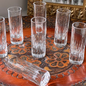 Set of 7 shots / liqueur glasses Cristal Saint-Louis model Deauville image 8