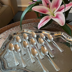 1 CUILLÈRES CAFE CHRISTOFLE BORÉAL 13.5 CM BEL