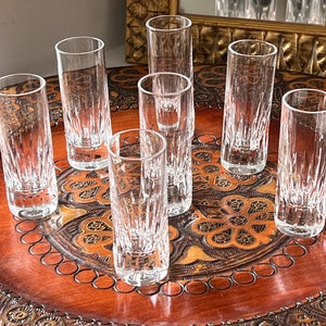 Set of 7 shots / liqueur glasses Cristal Saint-Louis model Deauville image 1