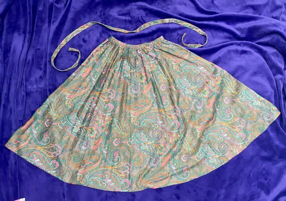 Vintage 60s 70s Paisley Secretary Dress Set - image 3