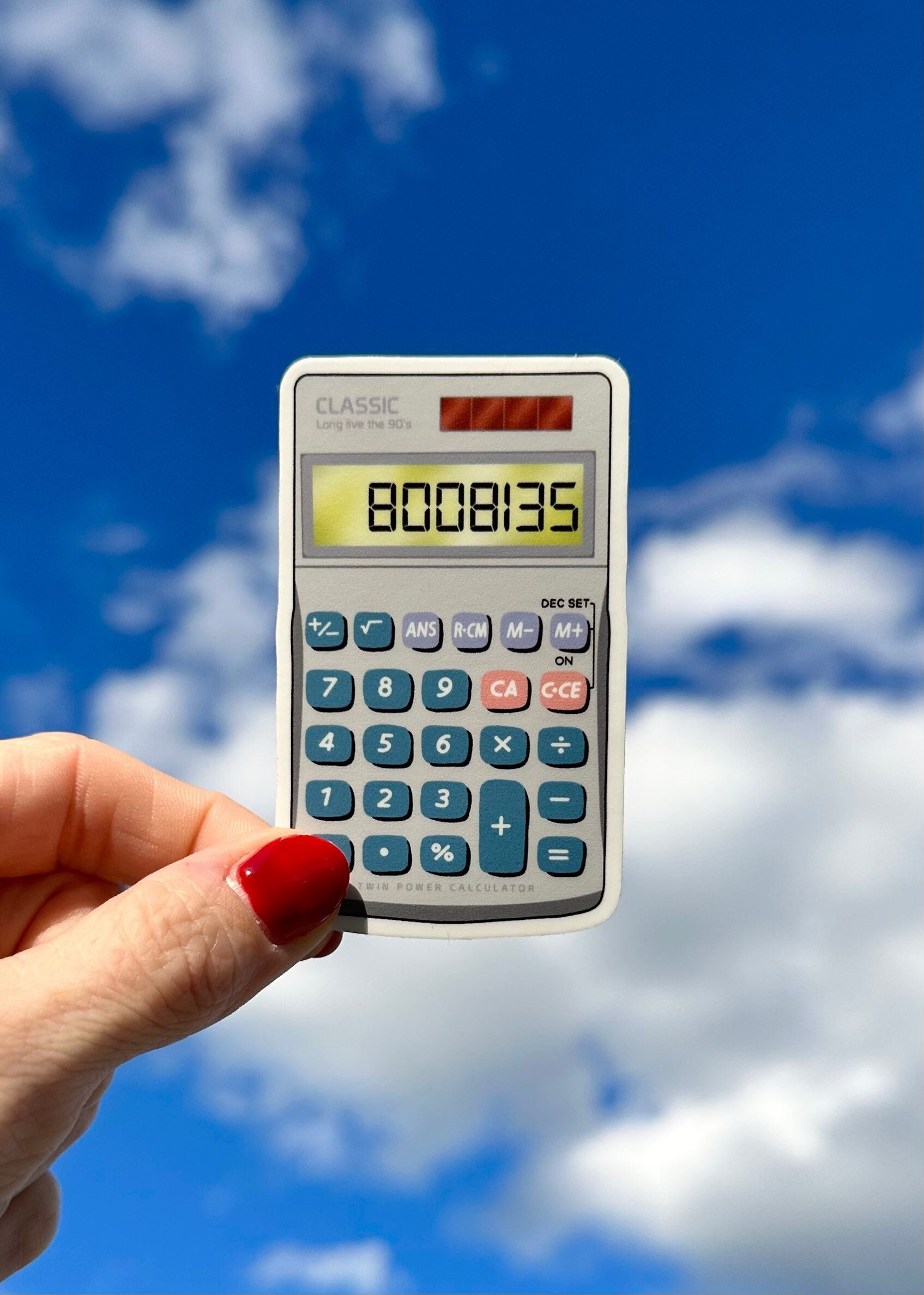 8008135 Calculator Sticker - Etsy