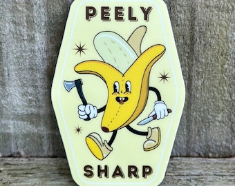 Peely Sharp Sticker