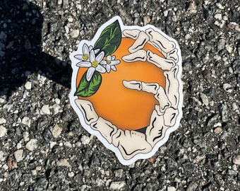 Florida Orange Sticker