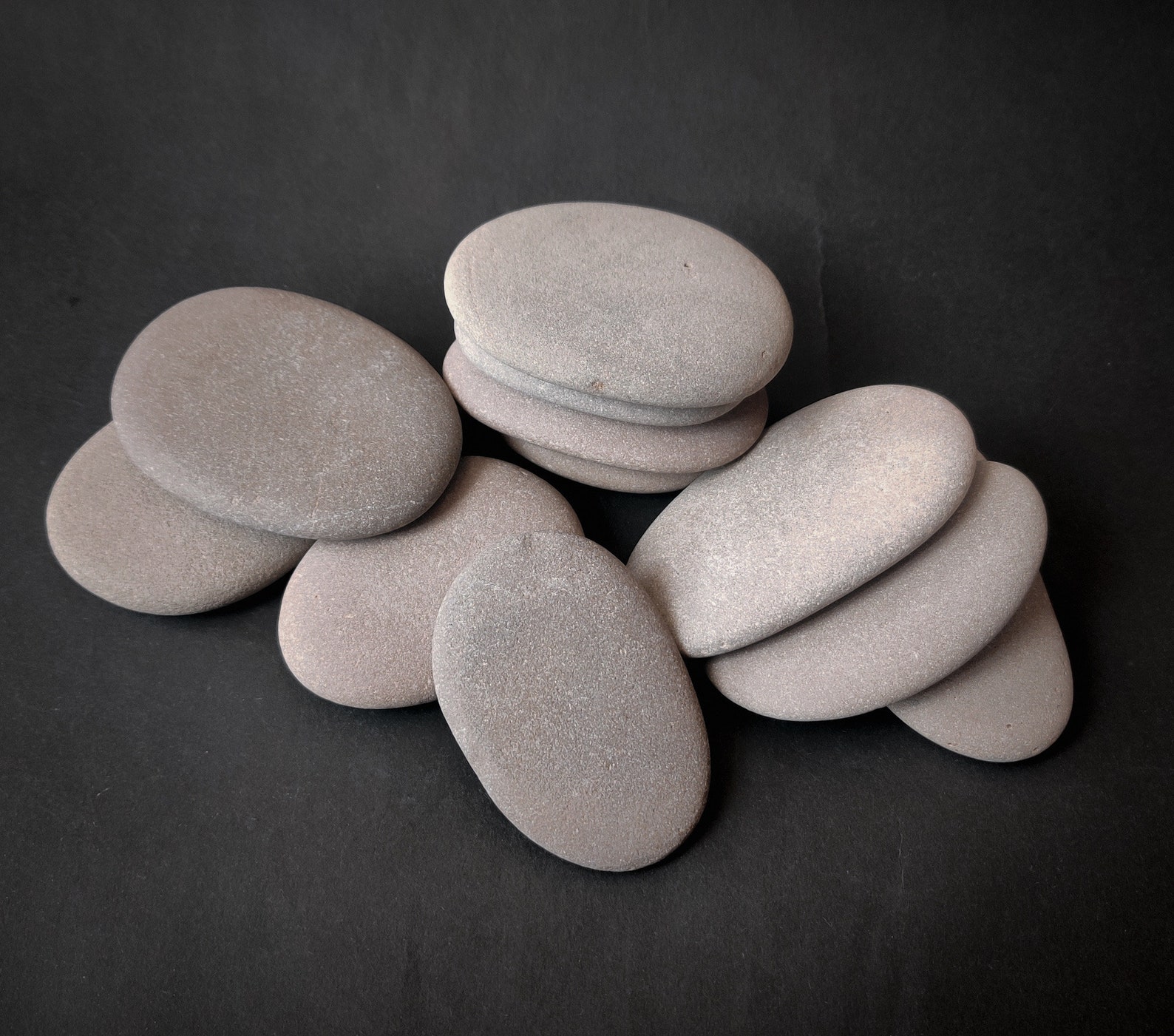 Extra-large Flat Beach Stones Lot 4 Pieces 2 1/23 - Etsy