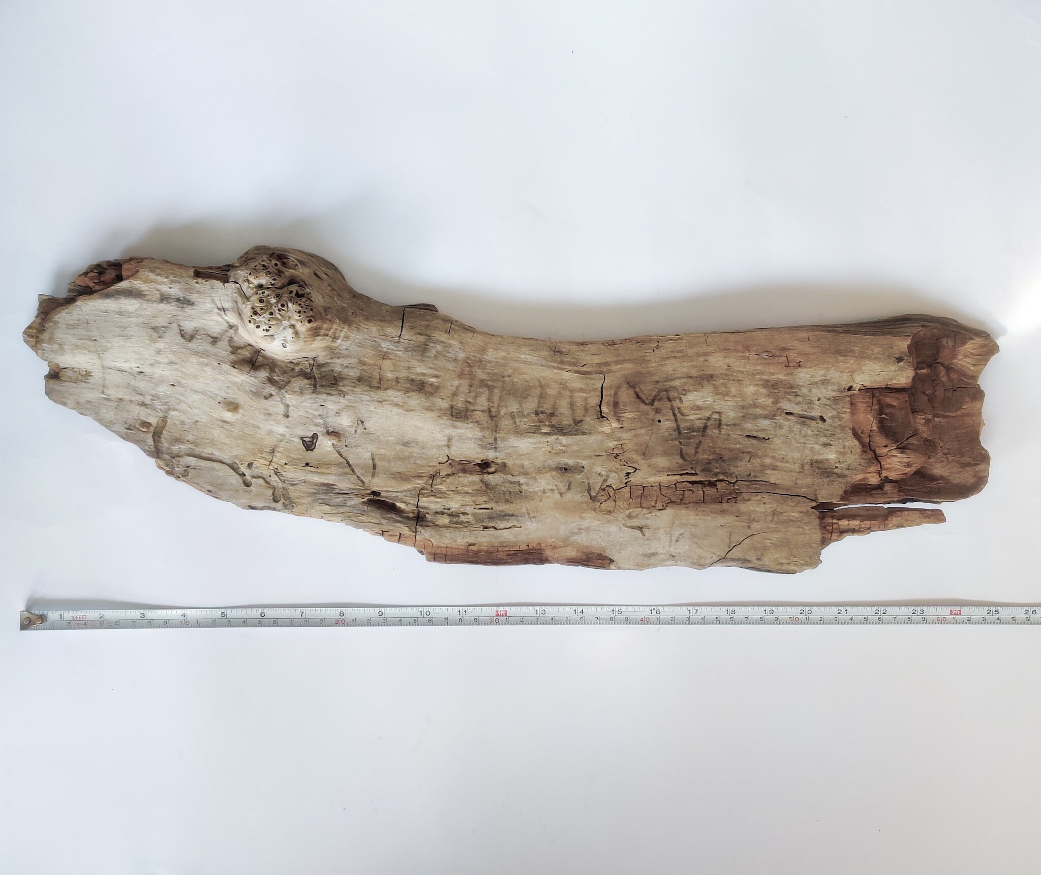 Beautiful Large Flat Driftwood Board 25'' Genuine Etsy