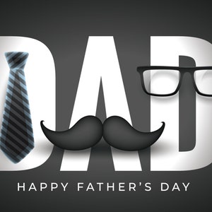 Druckbarer HAPPY FATHER'S DAY Umschlag • Sofortiger Download • Digital Bearbeitbar
