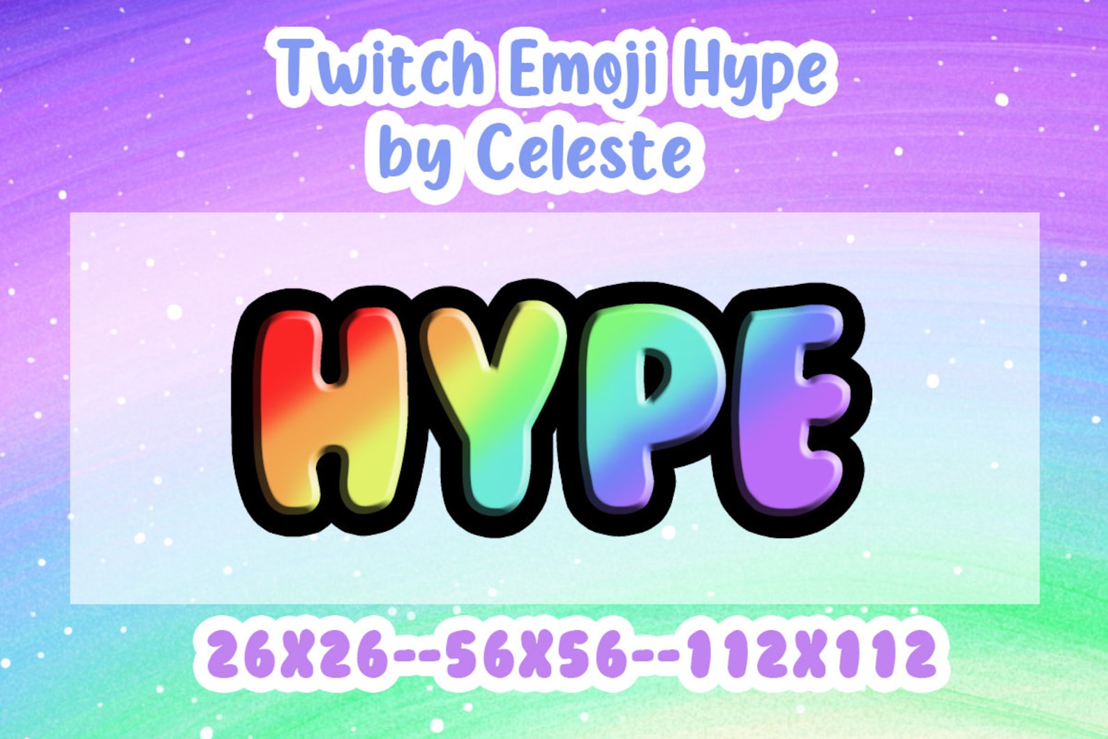 Twitch Emoji/Emote Hype Etsy
