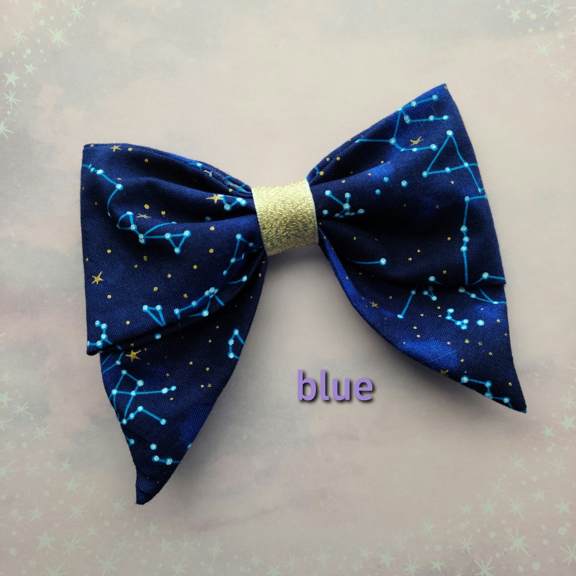 Galaxy Constellation Hair Bows 5 inches Etsy