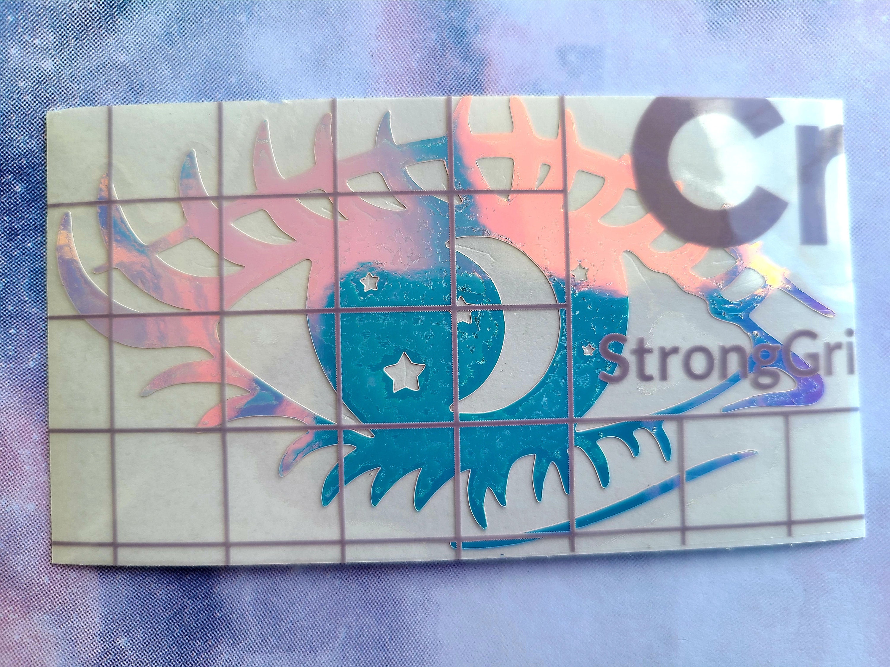 Starry Eye Vinyl Decal Holographic Decal Opal Holographic Etsy