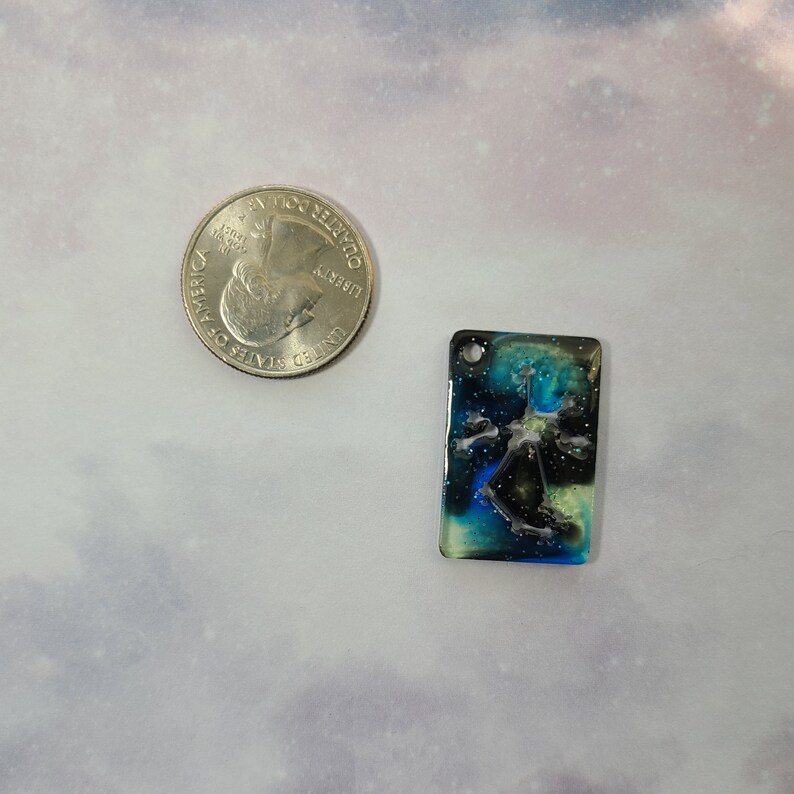 Sagittarius Constellation Resin Tag