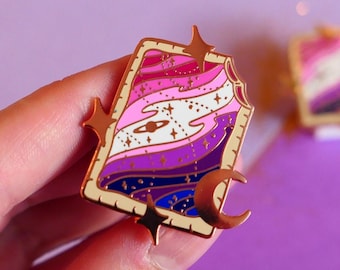 Genderfluid Pop-Tart Pin