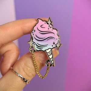 Cotton Candy Enamel Pin