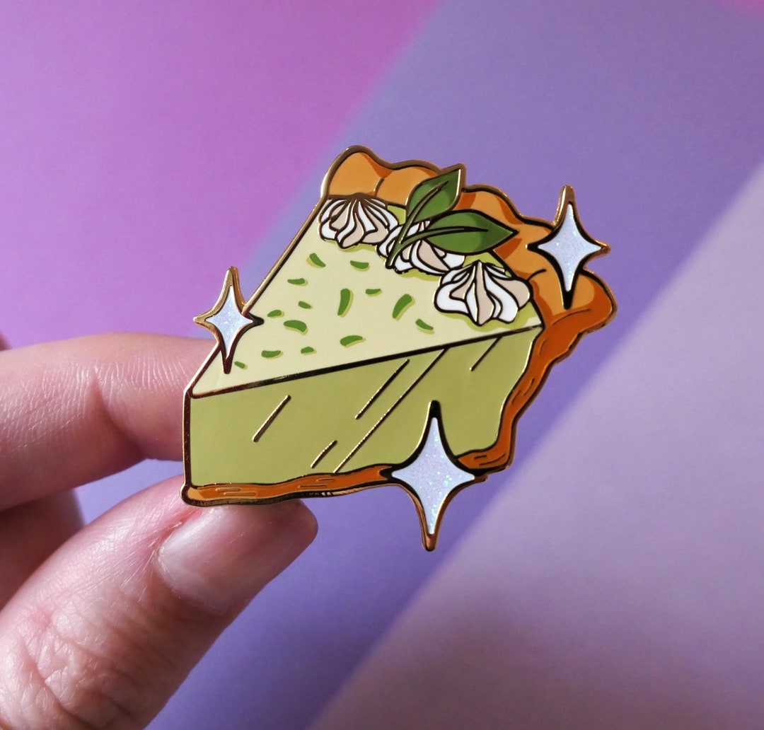 Key Lime Pie Enamel Pin - Etsy