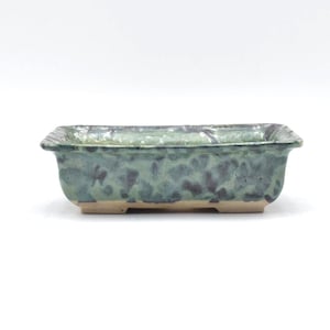 Bonsaicruka i stengods - olika färger - 19 cm x 13,5 cm x 5,7 cm
